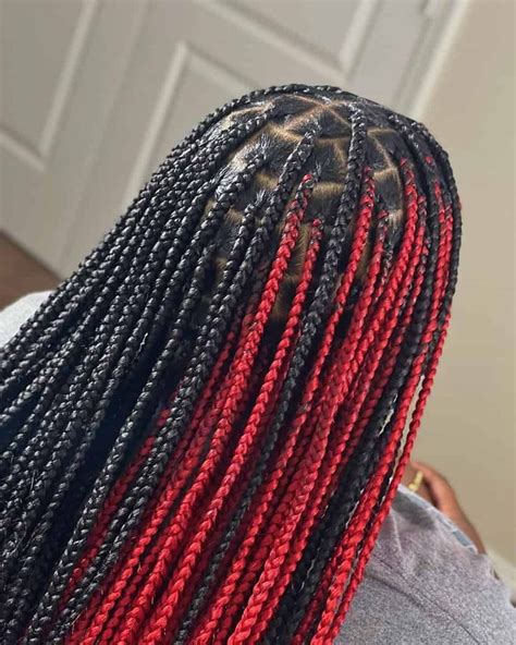 red box braids hairstyles|50 Box Braids Hairstyles to Try in 2024